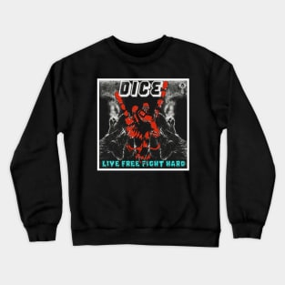 Rock and roll lone wolf Crewneck Sweatshirt